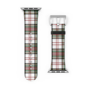 Festive Flair for Your Wrist: Christmas Plaid Apple Watch Band