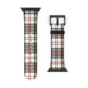 Festive Flair for Your Wrist: Christmas Plaid Apple Watch Band