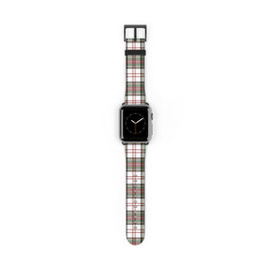 Festive Flair for Your Wrist: Christmas Plaid Apple Watch Band