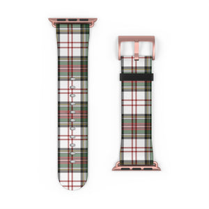 Festive Flair for Your Wrist: Christmas Plaid Apple Watch Band