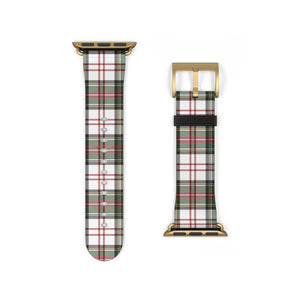 Festive Flair for Your Wrist: Christmas Plaid Apple Watch Band