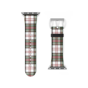 Festive Flair for Your Wrist: Christmas Plaid Apple Watch Band