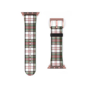 Festive Flair for Your Wrist: Christmas Plaid Apple Watch Band