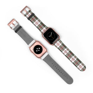 Festive Flair for Your Wrist: Christmas Plaid Apple Watch Band