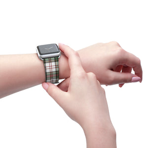 Festive Flair for Your Wrist: Christmas Plaid Apple Watch Band