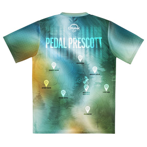 Pedal  Prescott Unisex UPF50+ V-Neck MTB Jersey