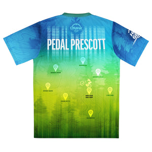 Pedal Prescott HG Unisex UPF50+ V-Neck MTB Jersey