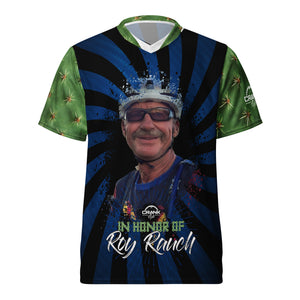 Unisex Roy Rauch Memorial Ride UPF50+ V-Neck MTB Jersey