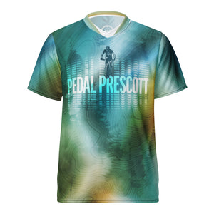 Pedal  Prescott Unisex UPF50+ V-Neck MTB Jersey