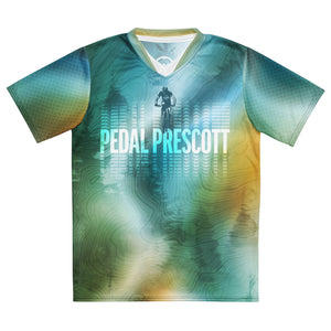 Pedal  Prescott Unisex UPF50+ V-Neck MTB Jersey