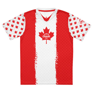 Canada Flag MTB Jersey – UPF50+ Performance Gear

Show your Canadian pride with the Canada Flag MTB Jersey from CrankStyle.com. Crafted with 100% recycled polyester, this lightweight, breathable jersey features UPF50+ protection, moisture-wicking fabric, and a premium V-neck design. Perfect for mountain bikers exploring Canada's epic trails. Gear up and ride in style today!