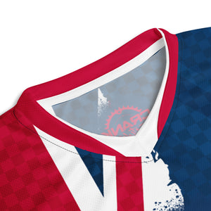 UK Union Jack MTB Jersey – UPF50+ Performance & Style

Ride with pride in the UK Union Jack MTB Jersey from CrankStyle.com. Made from 100% recycled polyester, this lightweight, breathable jersey offers UPF50+ protection, moisture-wicking technology, and a premium V-neck design. Perfect for mountain bikers across the UK, from Snowdonia to the South Downs. Shop now and hit the trails in style!