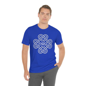 Unisex Irish Celtic Heart Bike Chain Short Sleeve Tee