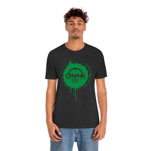 Unisex Green CS Paint Drip Jersey Short Sleeve Tee