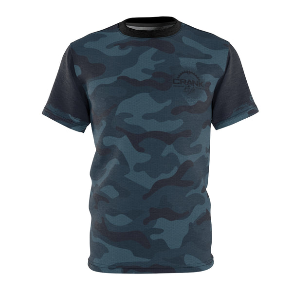 Crank Style's Blue Camo Honeycomb Morpheus Wraps Jersey