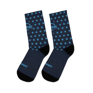 Unisex Blue Stars 3/4 MTB Socks