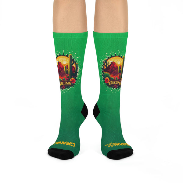 Unisex Arizona Spring MTB Crew Socks