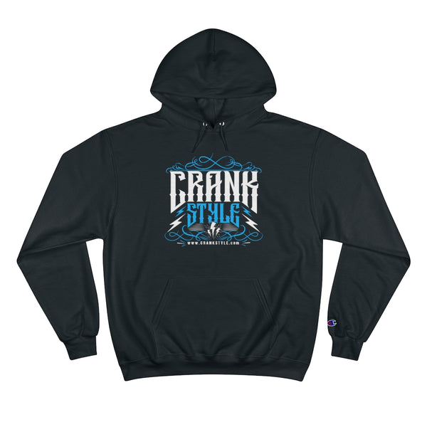 CS Vintage Blue & White Champion Hoodie