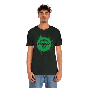 Unisex Green CS Paint Drip Jersey Short Sleeve Tee