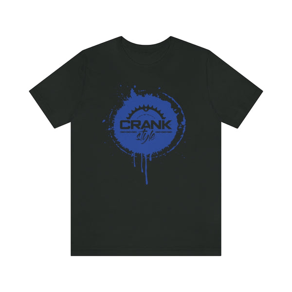 Unisex Dark Royal Blue CS Paint Drip Jersey Short Sleeve Tee